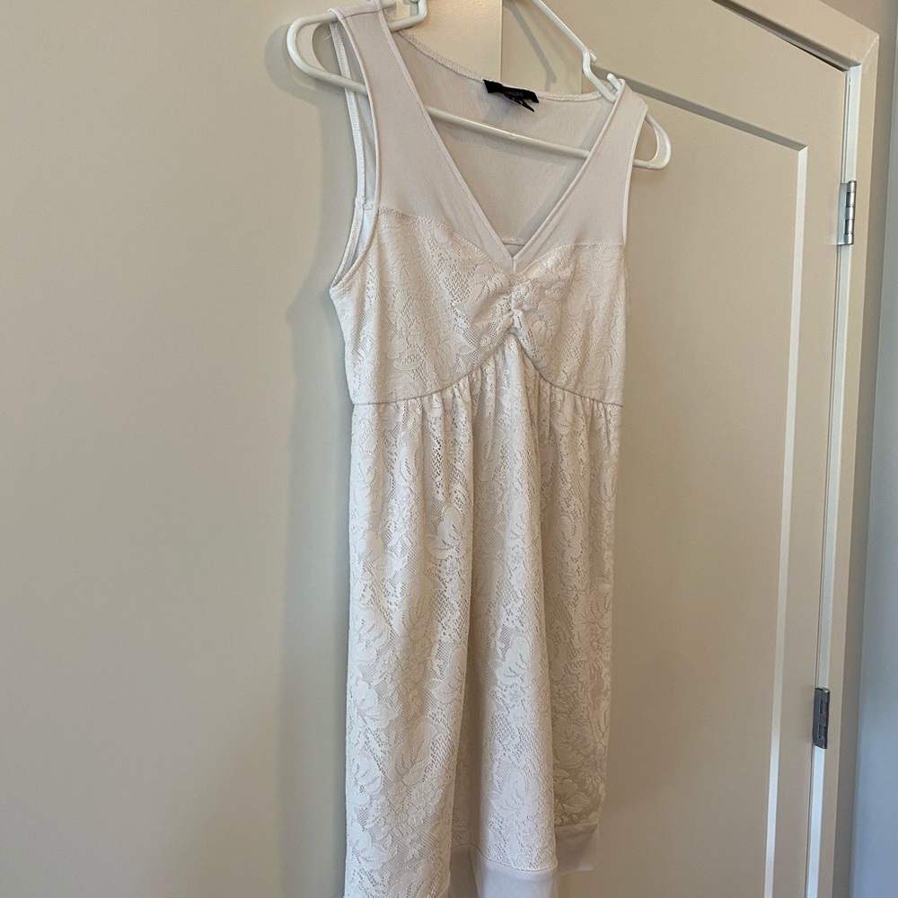 Express lace mesh dress